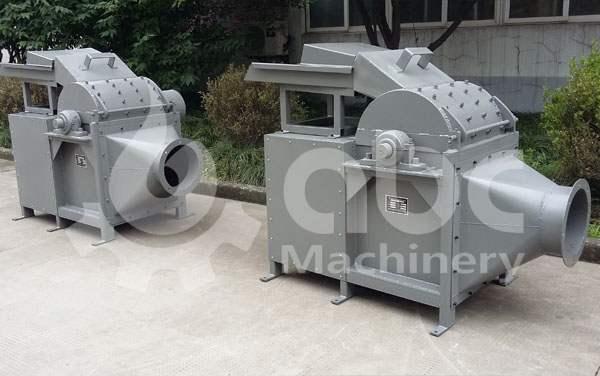 wood crushing machine for the medium scale briquette production line